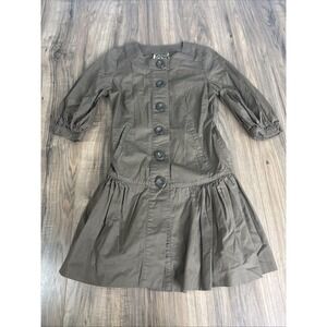 Priorities Dress Women's‎ XS Pullover 3/4 Sleeve Brown